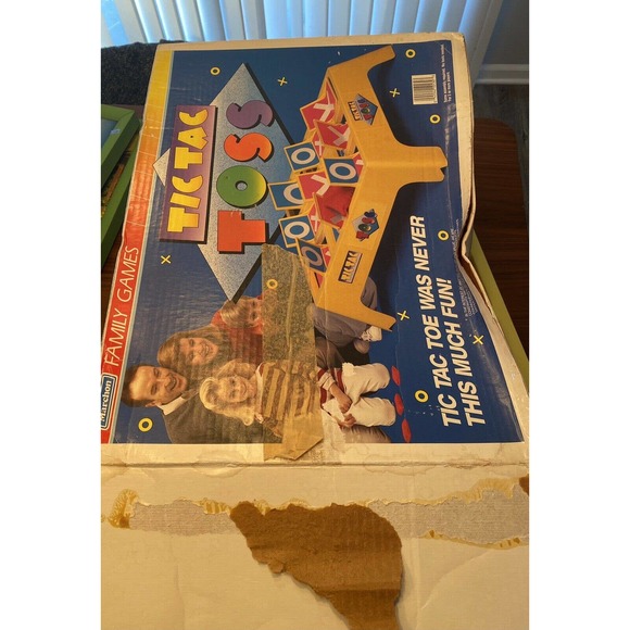 VINTAGE Marchon Games 1988 Tic Tac Toss Original Box AND Instructions Complete - Picture 7 of 7